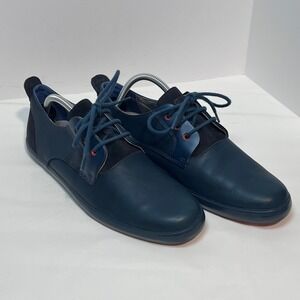 Camper Jim Blue Formal Sneaker Dress Shoes Leather Lace Up Men Size 42 US Size 9